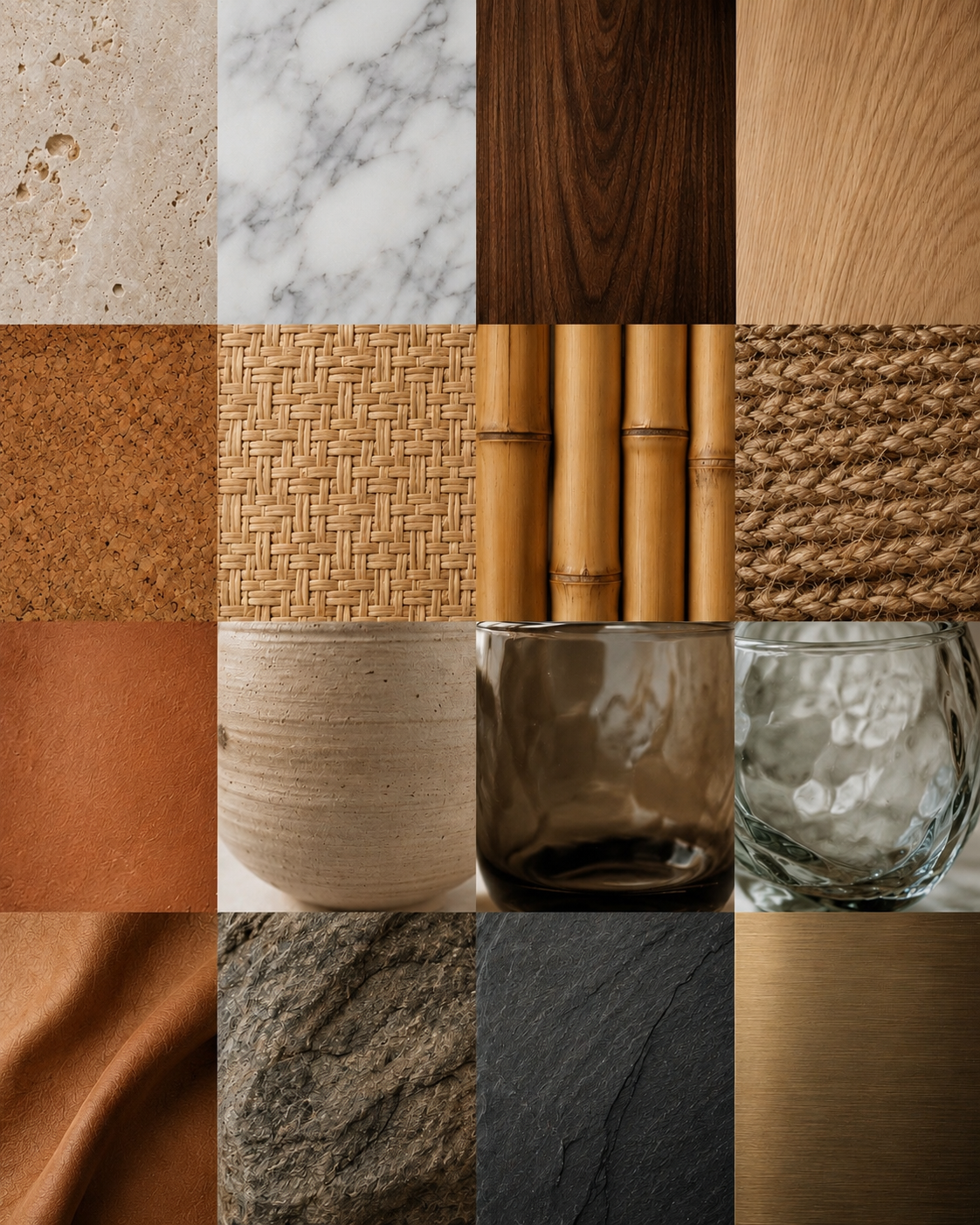 Natural material textures