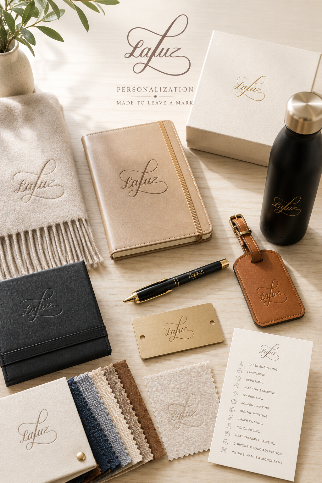 Personalization techniques applied to bespoke gifts